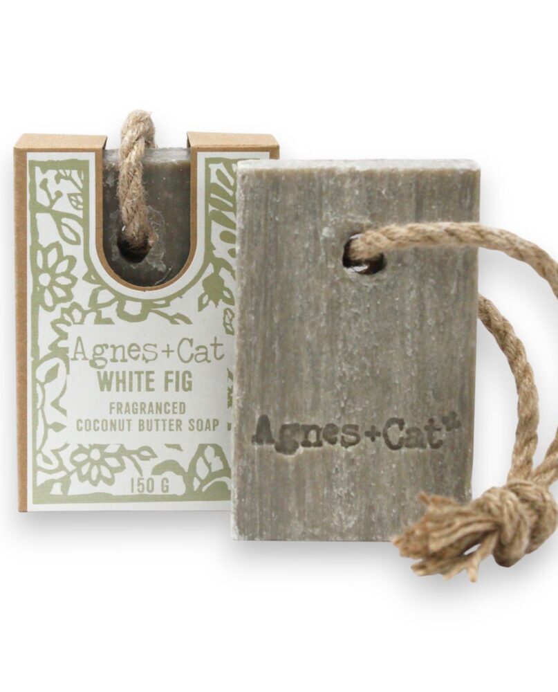 Agnes + Cat Soap On A Rope - White Fig