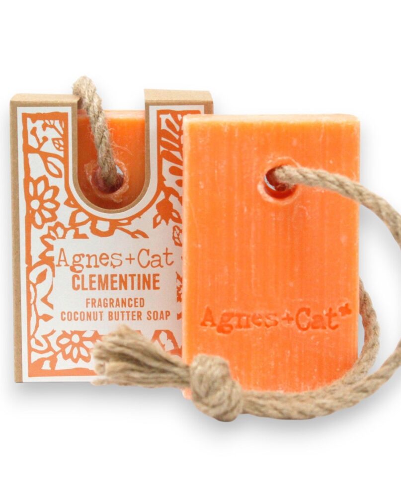 Agnes + Cat Soap On A Rope - Clementine