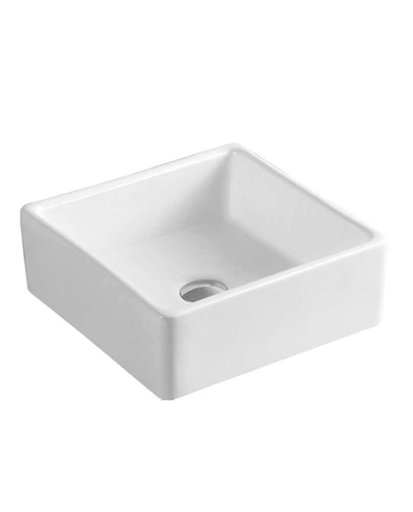 NNEIDS Ceramic Basin Bathroom Wash Counter
