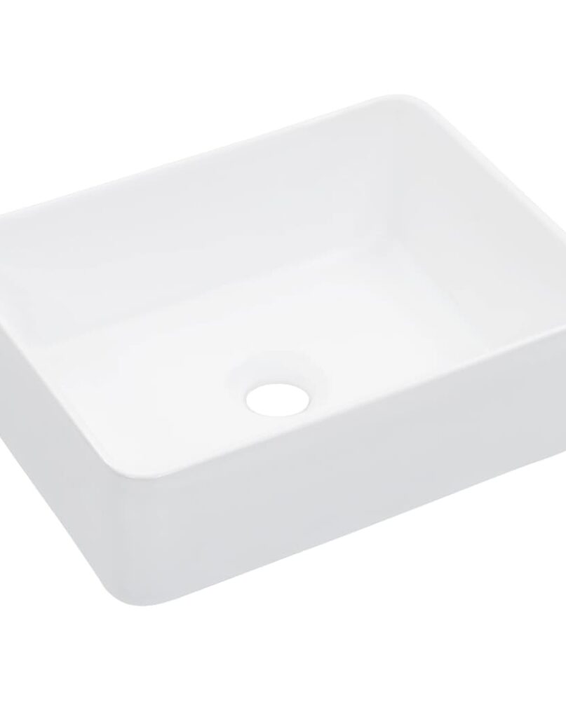 NNEVL Wash Basin 40x30x13 cm Ceramic White