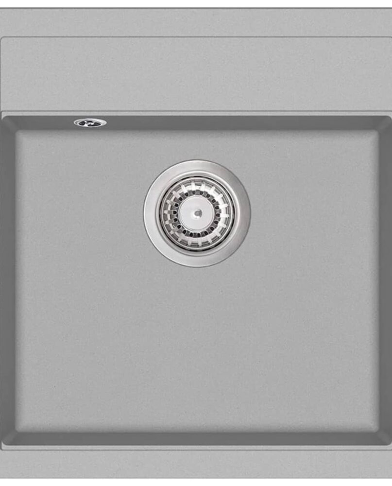 NNEVL Granite Kitchen Sink Single Basin Grey