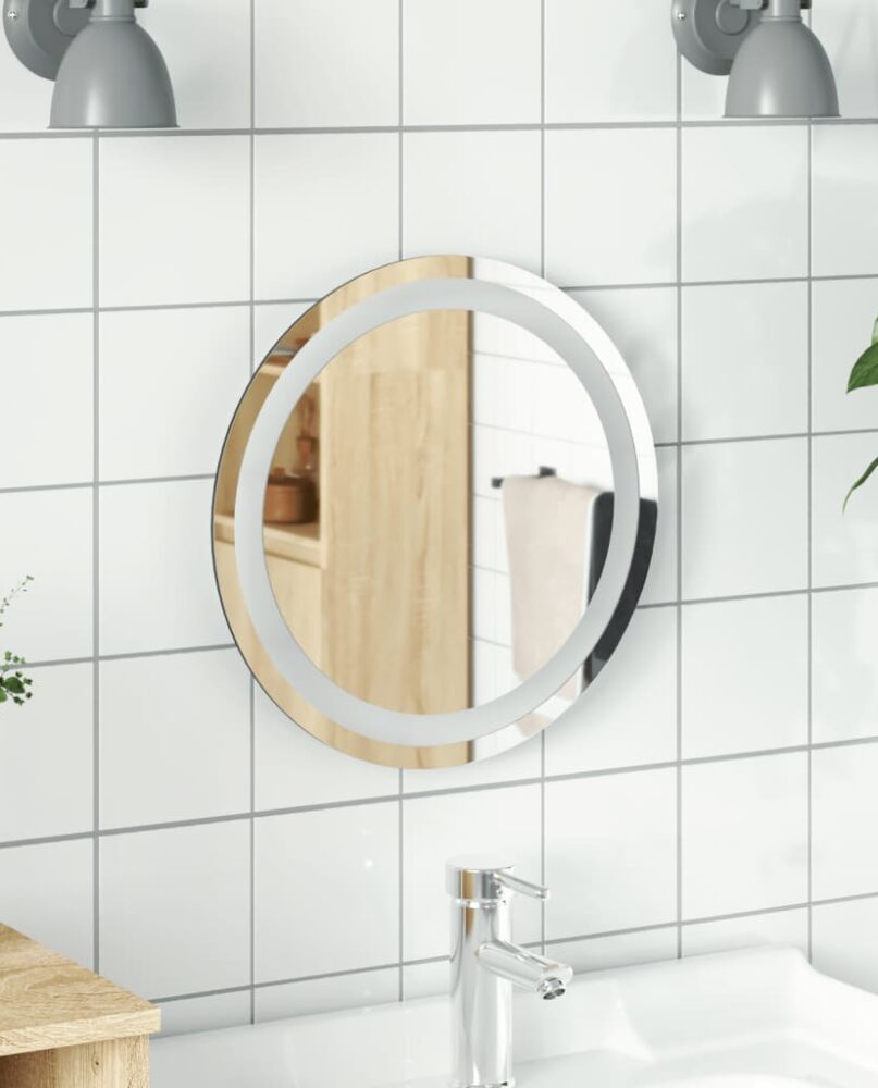 NNEVL LED Bathroom Mirror 40 cm Round