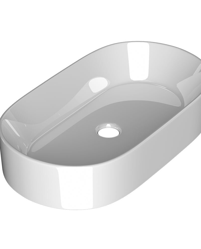 NNEDSZ Cefito Bathroom Basin Vanity Ceramic Basin Above Counter Hand Wash Long Shape