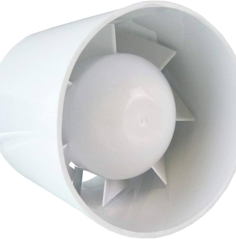 Euro Axial Bathroom Extraction Fan, 100mm