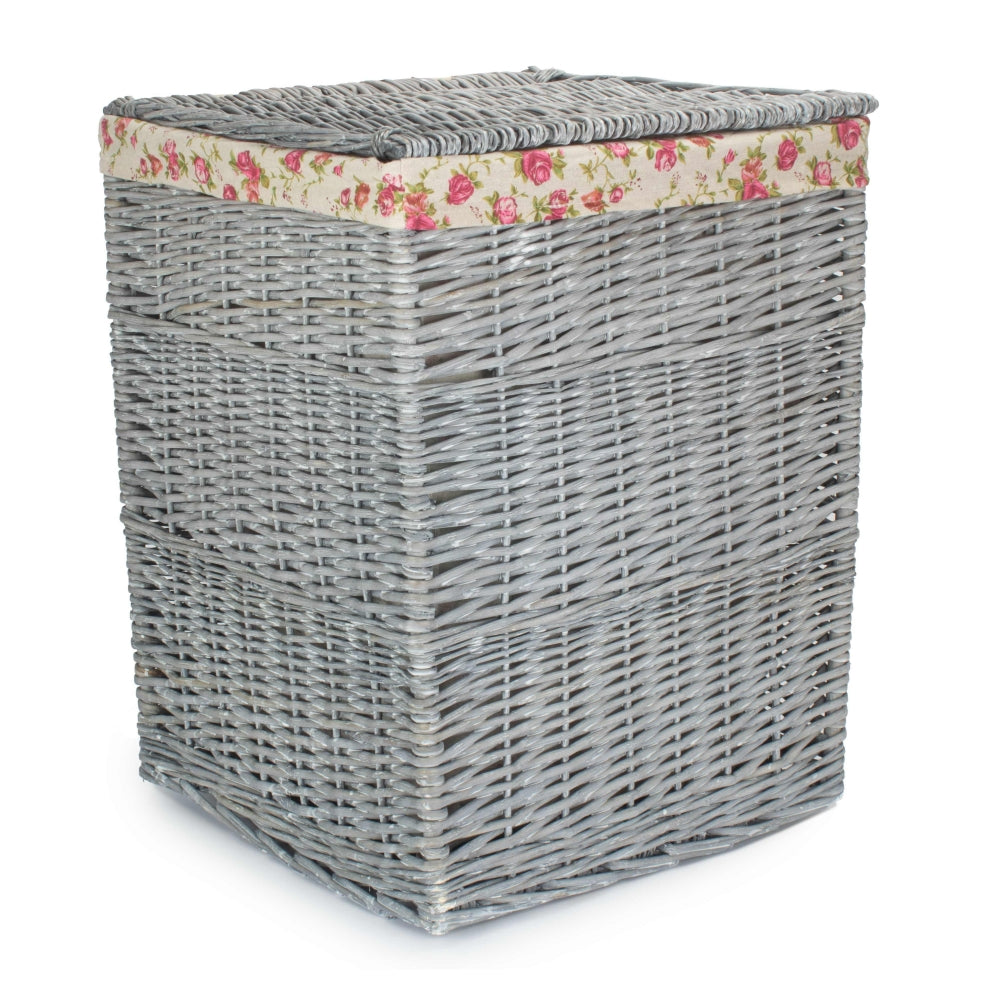 H198RGreyWashSquareLaundryBasketwithGardenRoseLining6.jpg