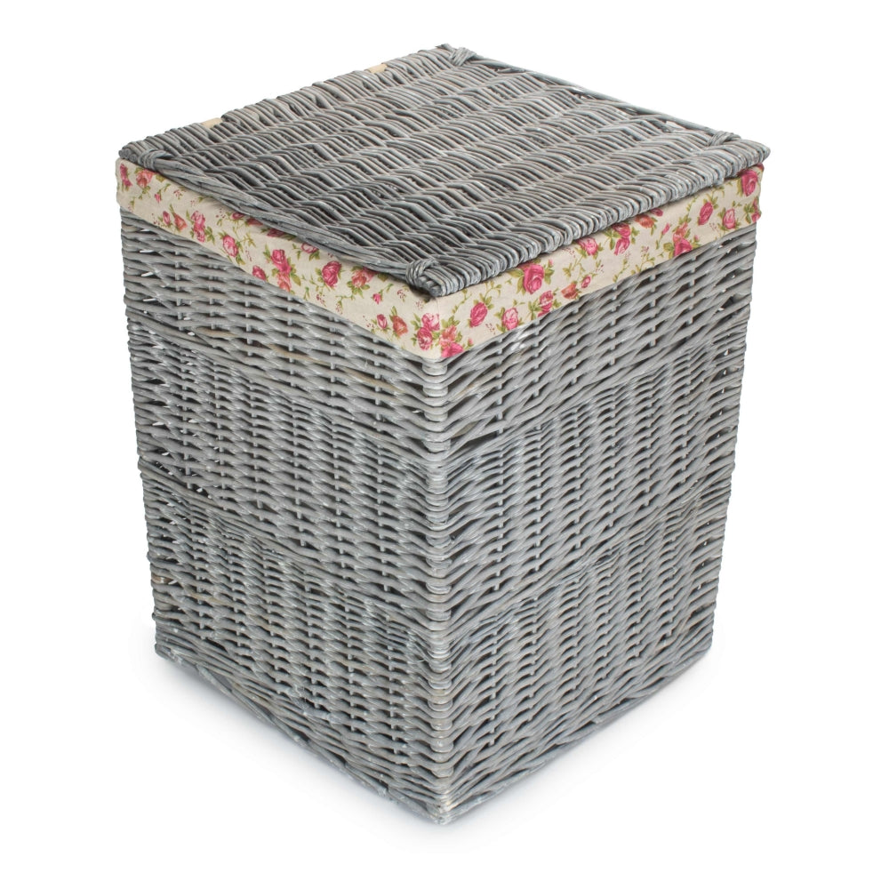 H198RGreyWashSquareLaundryBasketwithGardenRoseLining7.jpg