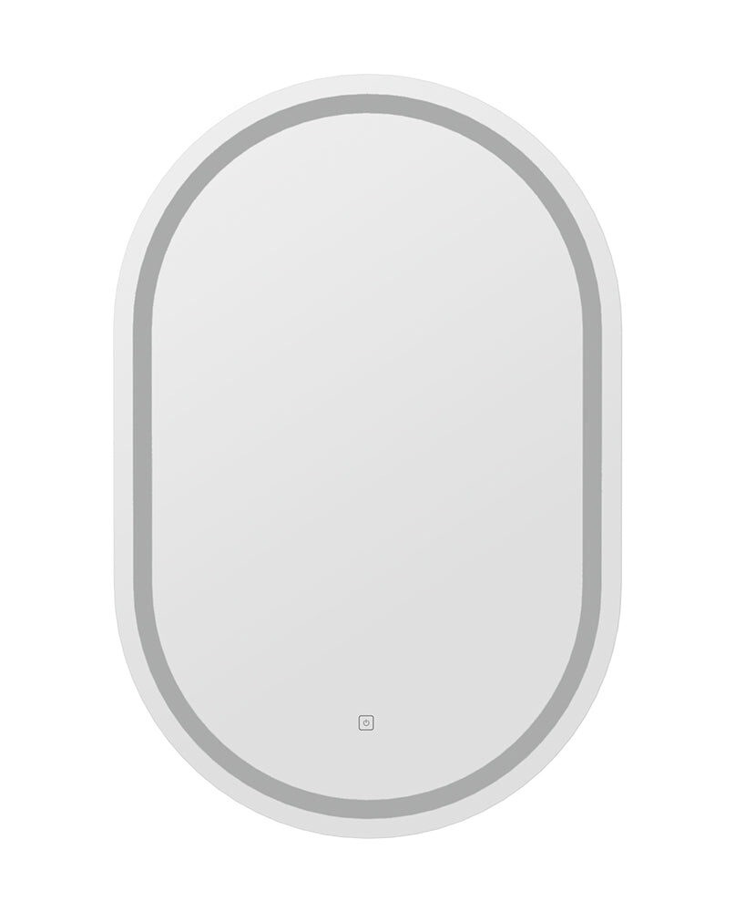 Embellir LED Wall Mirror With Light 50X75CM Bathroom Decor Oval Mirrors Vanity