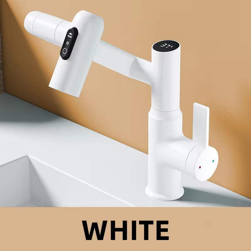 Smart LED Rotating Basin Faucet
