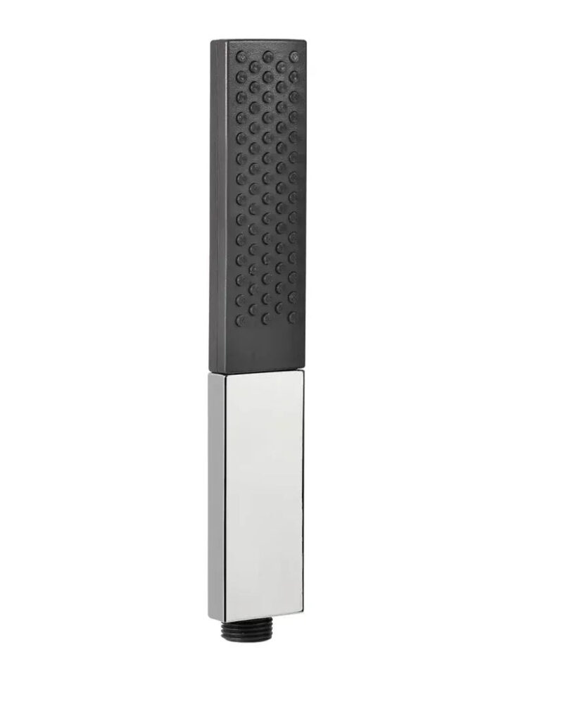 Fossa Vista Square ABS Hand-Held Shower for Bathroom, High Pressure Shower Chrome Finish (Only Shower)