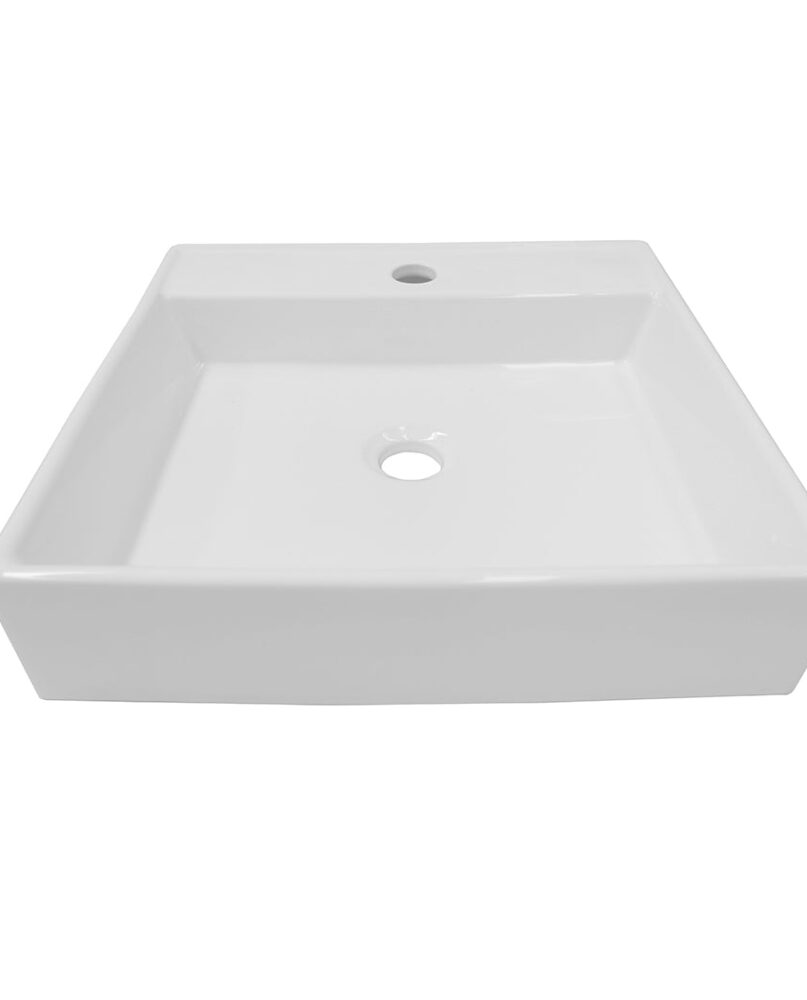 NNEIDS Ceramic Basin Bathroom Wash Counter