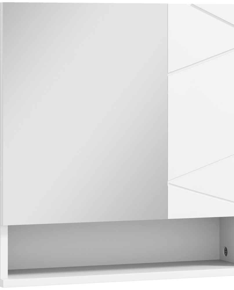 Kleankin Wall Mounted Bathroom Storage Cupboard - White