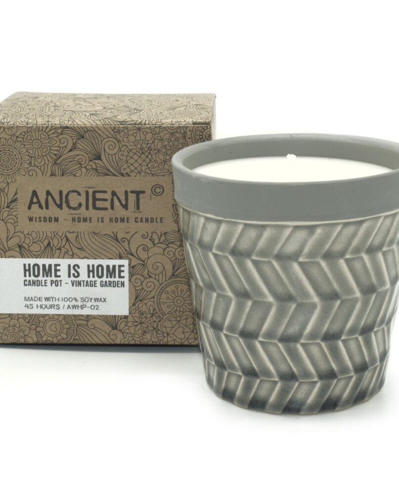Home is Home Candle Pots - Vintage Garden
