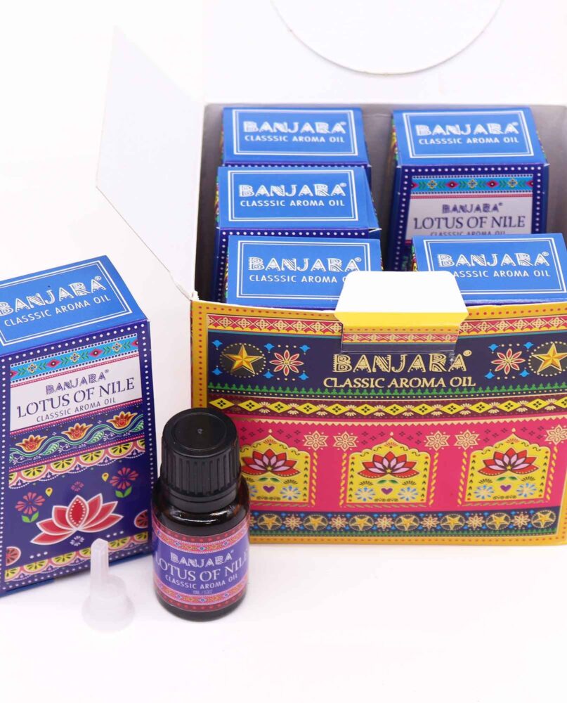 Banjara Indian Fragrance Oil 10ml - Lotus of the Nile