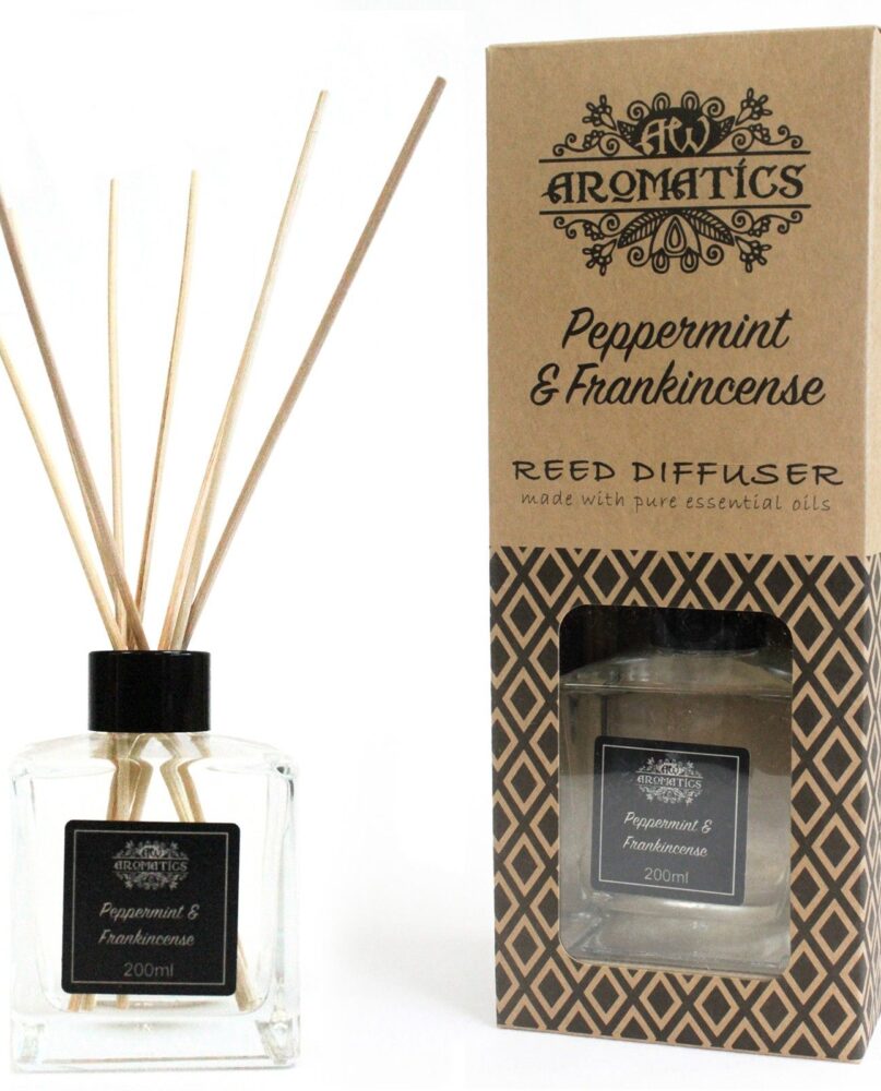 200ml Peppermint & Frankincense Essential Oil Reed Diffuser