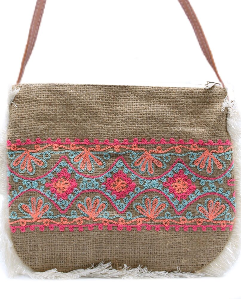 Fab Fringe Bag - Summer Pattern Embroidery