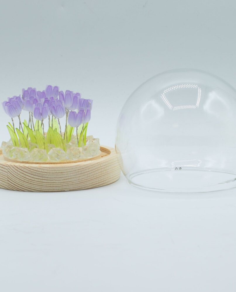 Floral Glow Garden Dome - 20 Tulips - LED USB