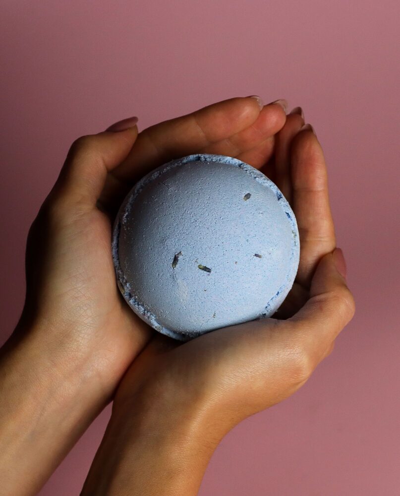 Set of 3 Lavender & Seeds Bath Bombs