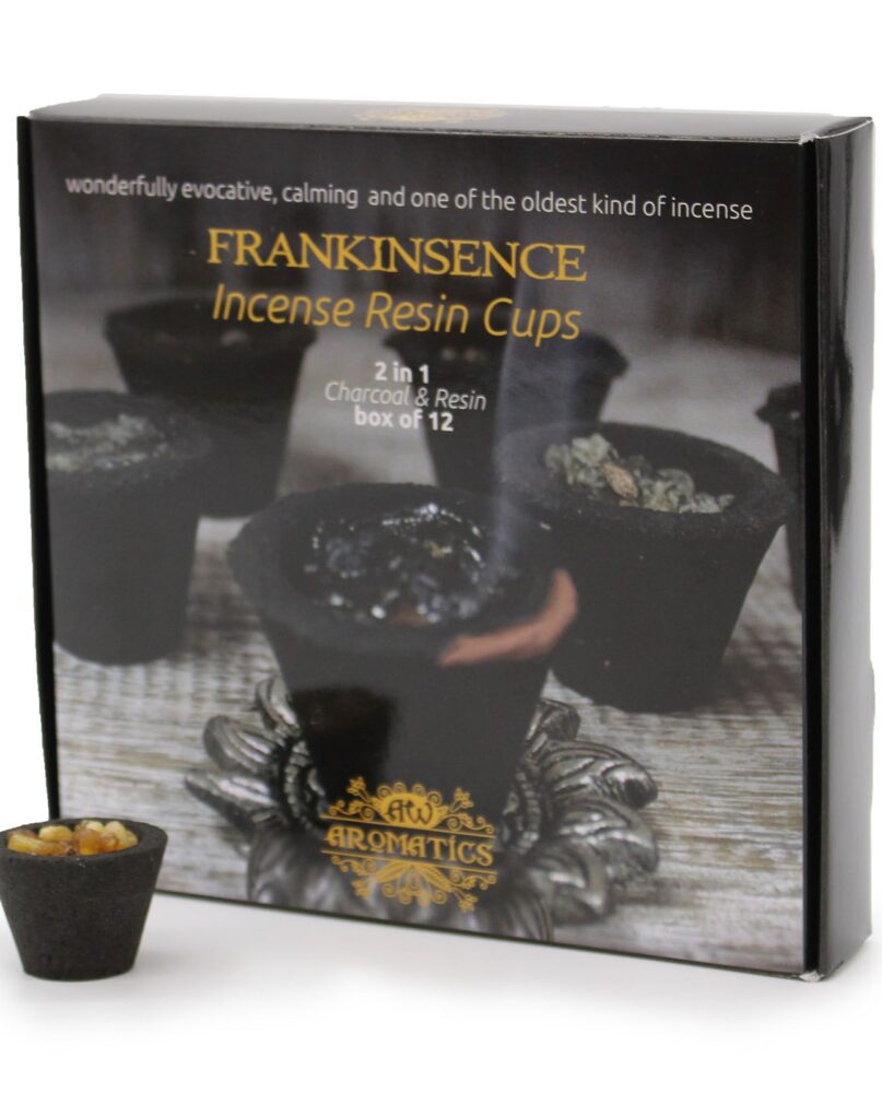 Box of 12 Resin Cups - Frankincense