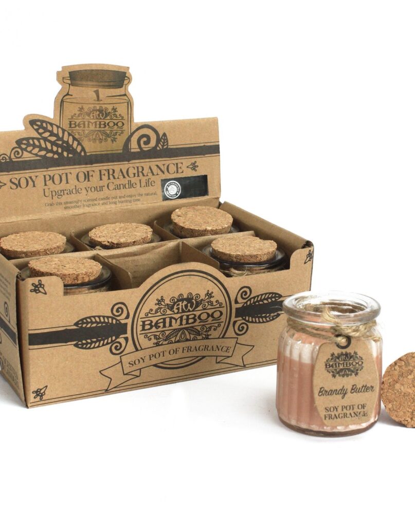 Brandy Butter Soy Pot of Fragrance Candles