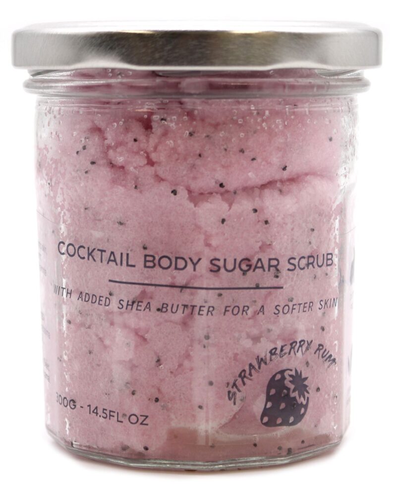 Fragranced Sugar Body Scrub - Strawberry Rum 300g