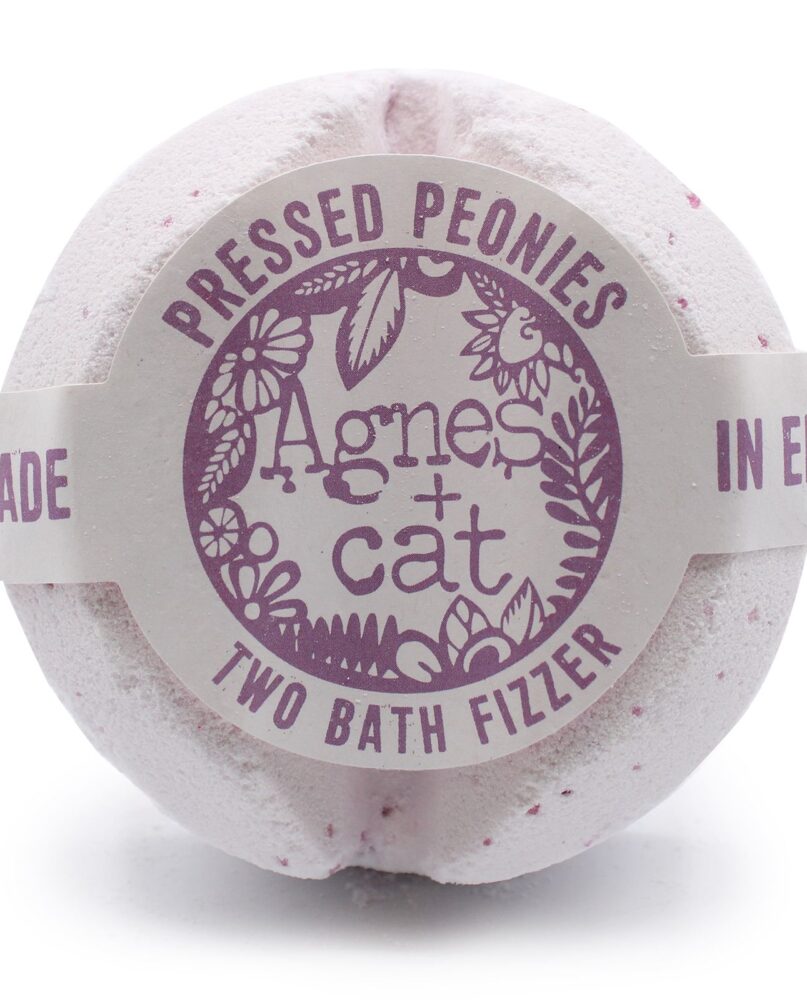 Agnes + Cat Bath Fizzer - Pressed Peonies