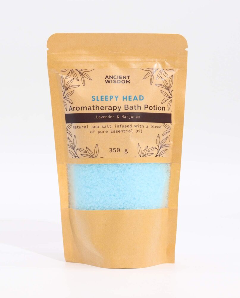 Aromatherapy Bath Potion in Kraft Bag 350g - Sleepy Head
