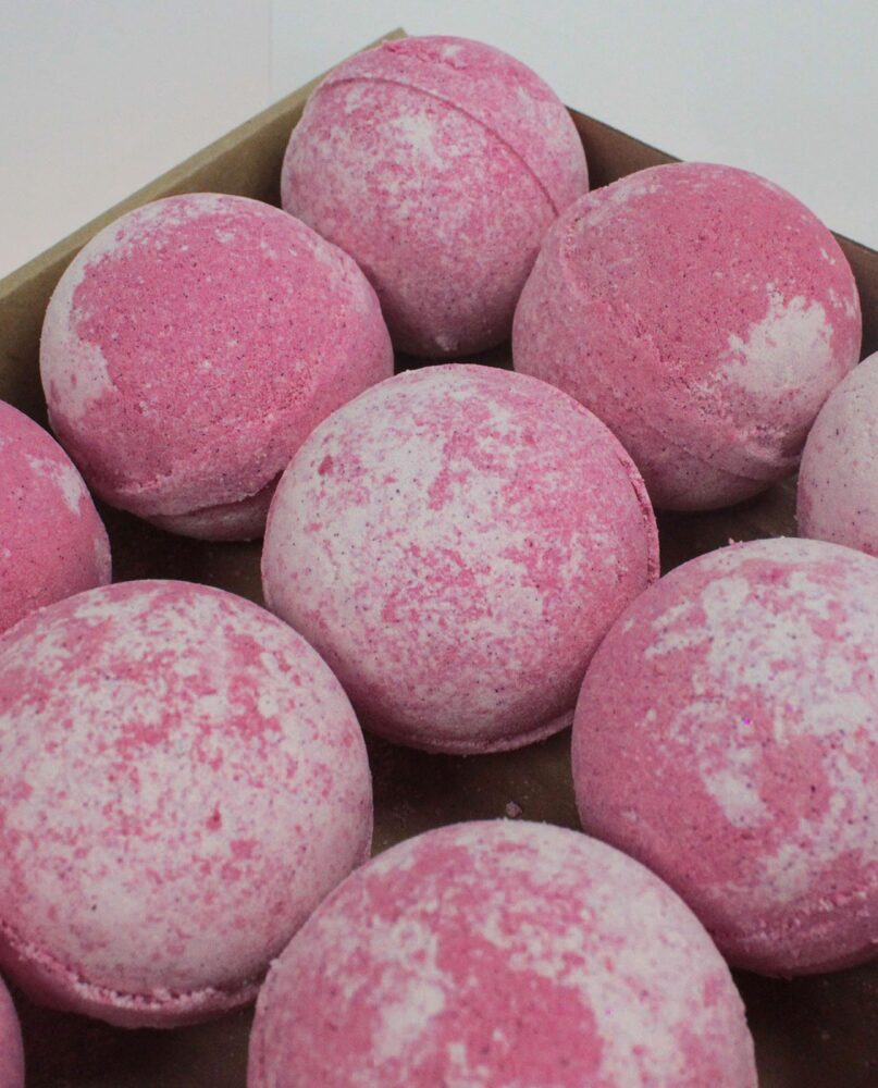 Set of 3 Cherry Bath Bombs