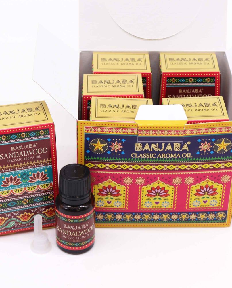 Banjara Indian Fragrance Oil 10ml - Sandalwood