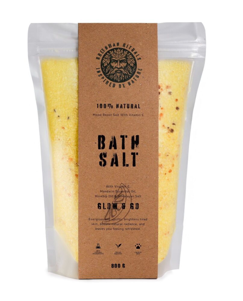 Greenman Rituals Vitamin C & Mandarin Epsom Bath Salt – Glow & Go