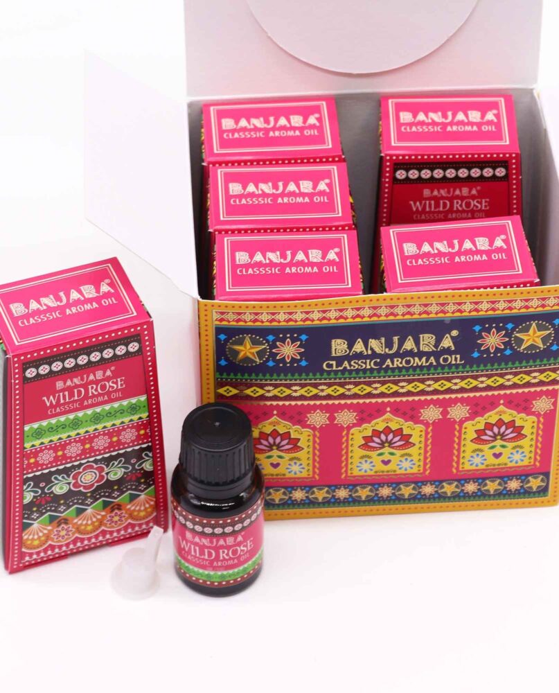 Banjara Indian Fragrance Oil 10ml - Wild Rose