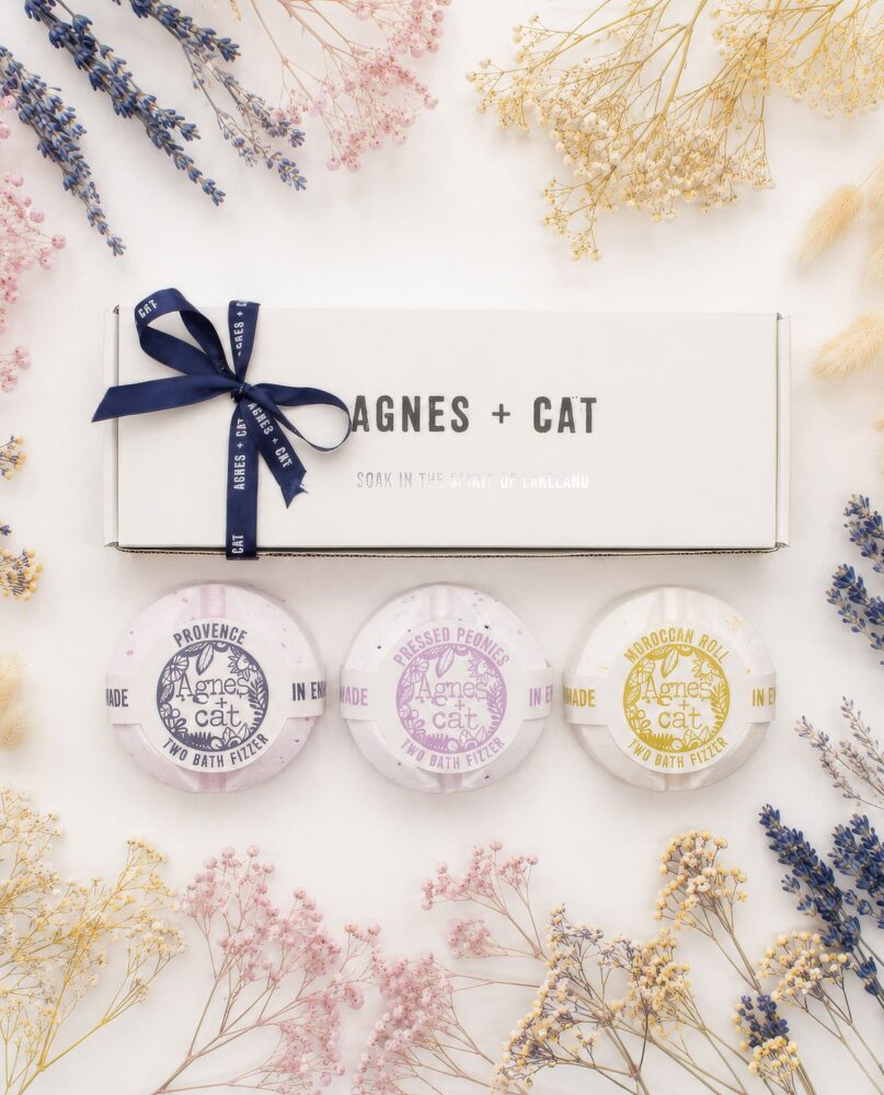 Agnes + Cat Secret Garden Bath Fizzer Gift Set