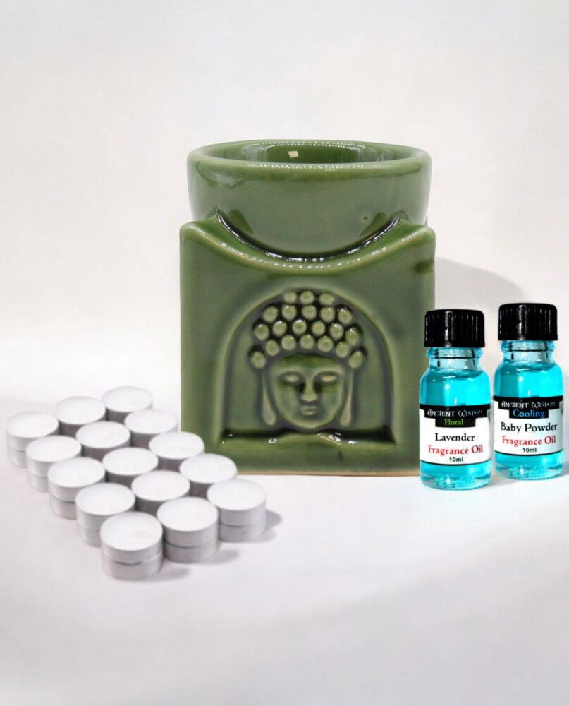Oil Burner, Fragrance Oils & Tealights Kit