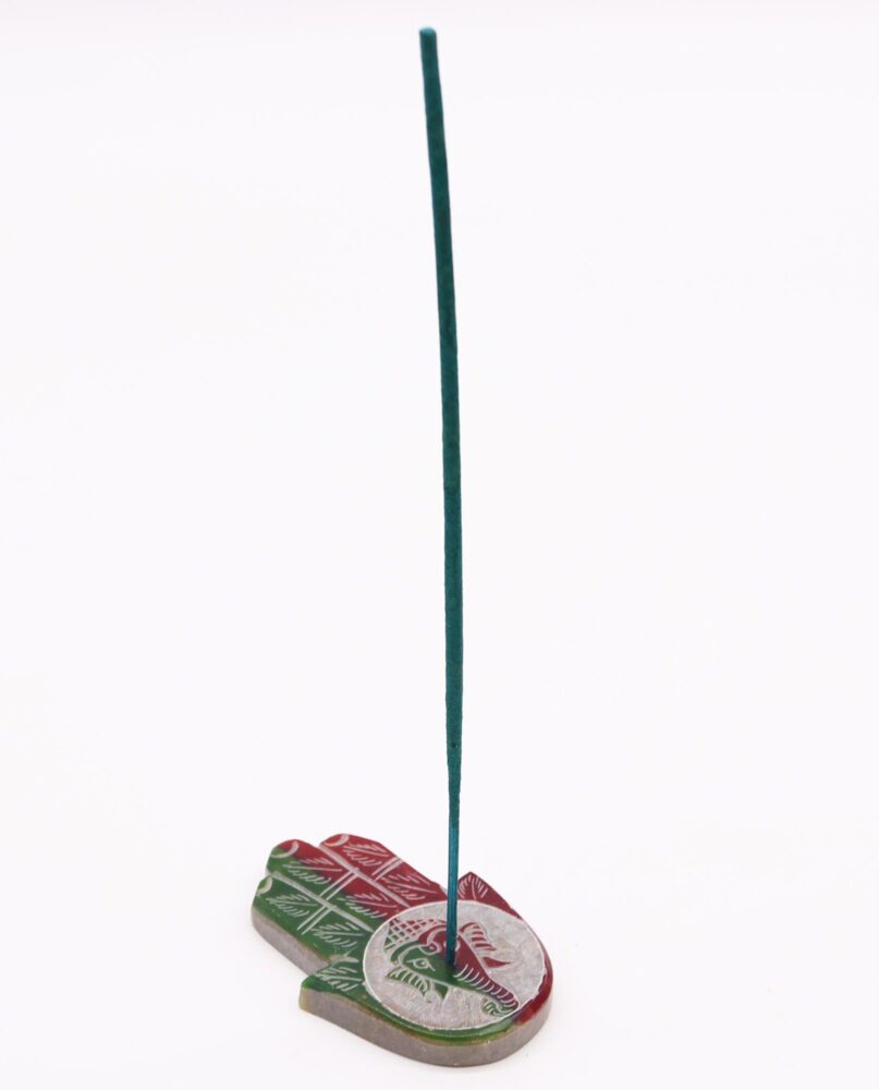 Soapstone Hamsa Incense Holder - Ganesha