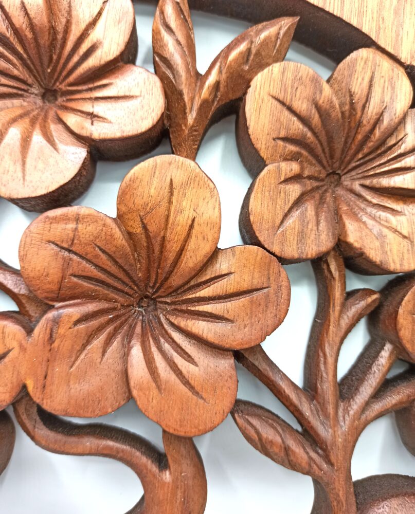 Tree of Life Frangipani Panel - 40cm