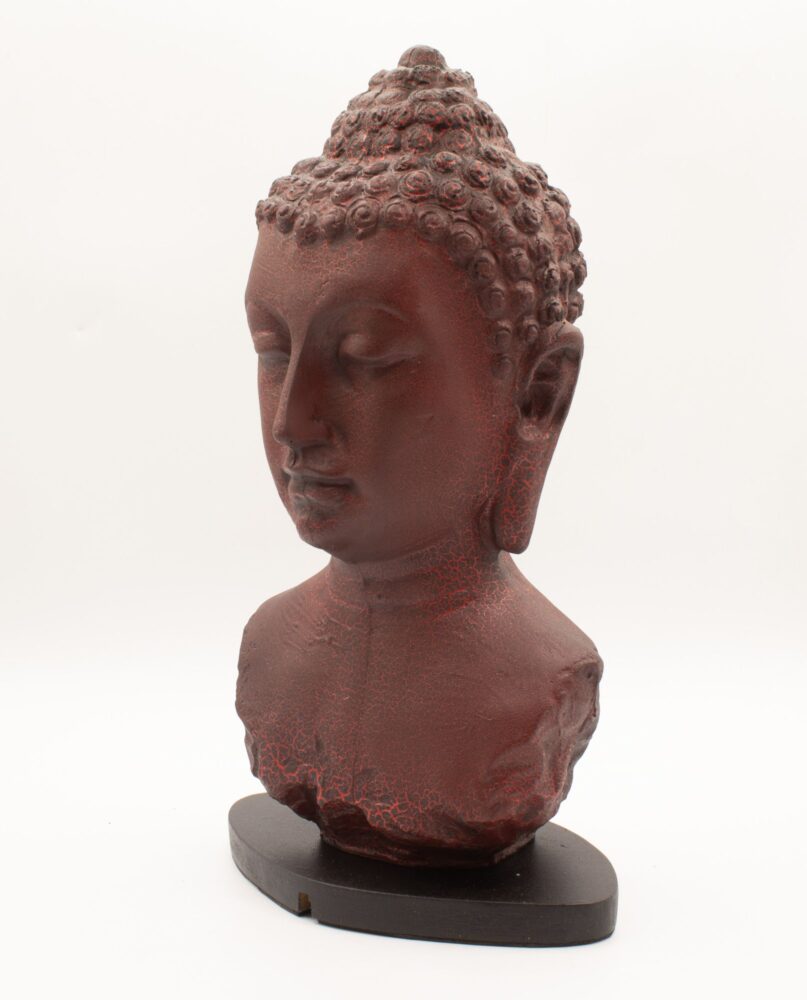 Buddha Bust Lamp Molton Lava - Oval stand