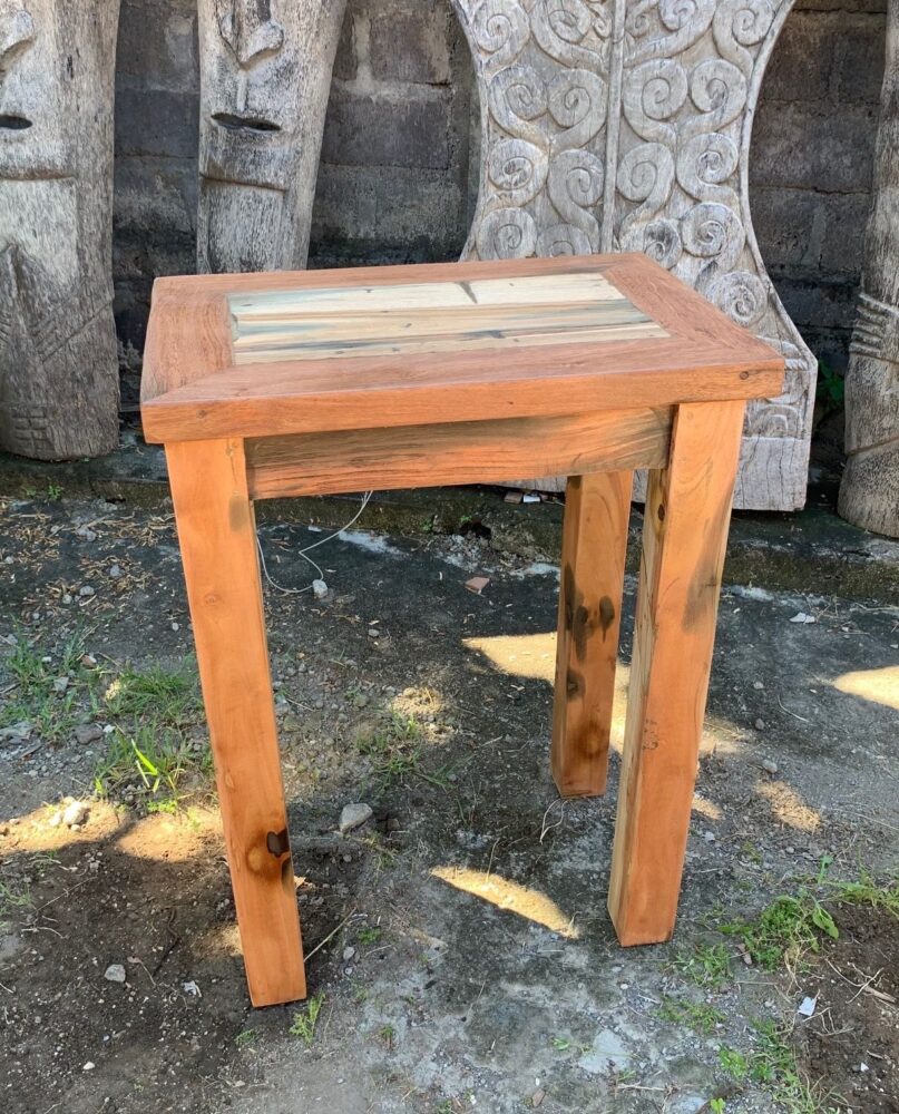 Tall Table - Display Stand - Recycled Wood