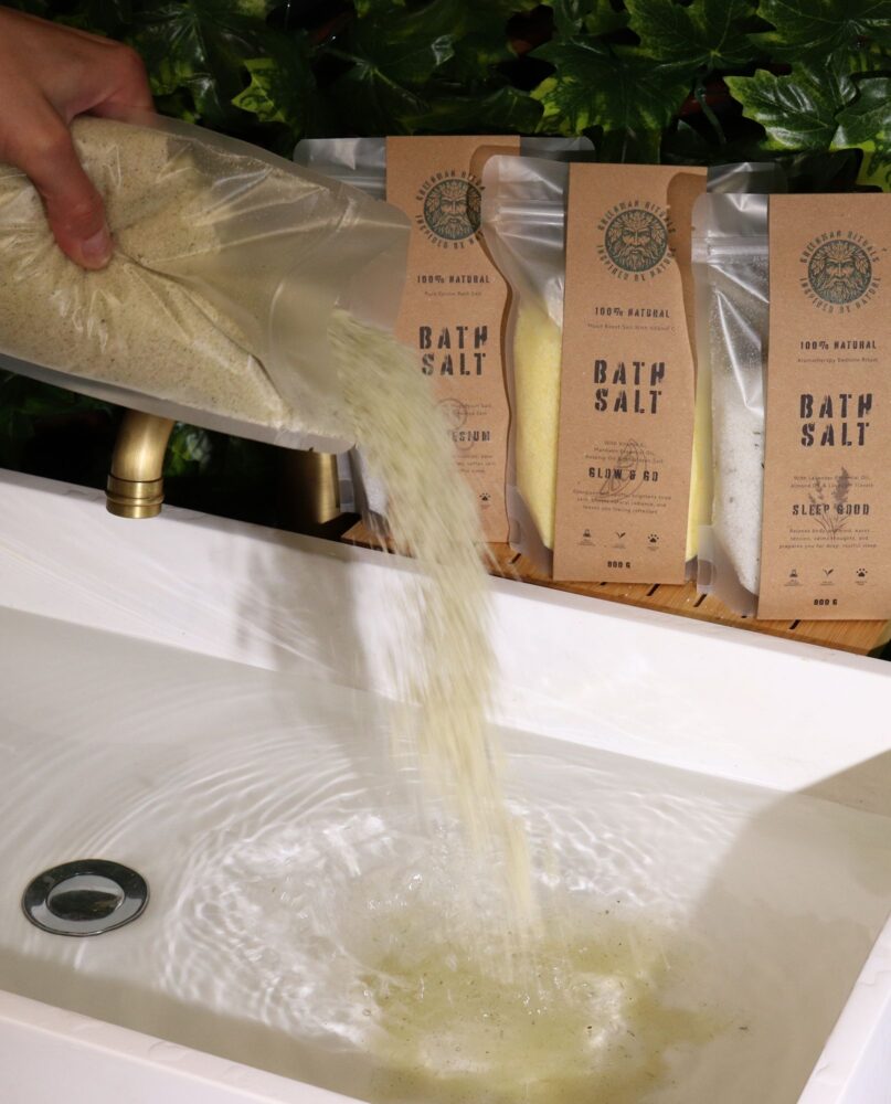 Greenman Rituals Menthol Aromatherapy Epsom Bath Salt – Recovery