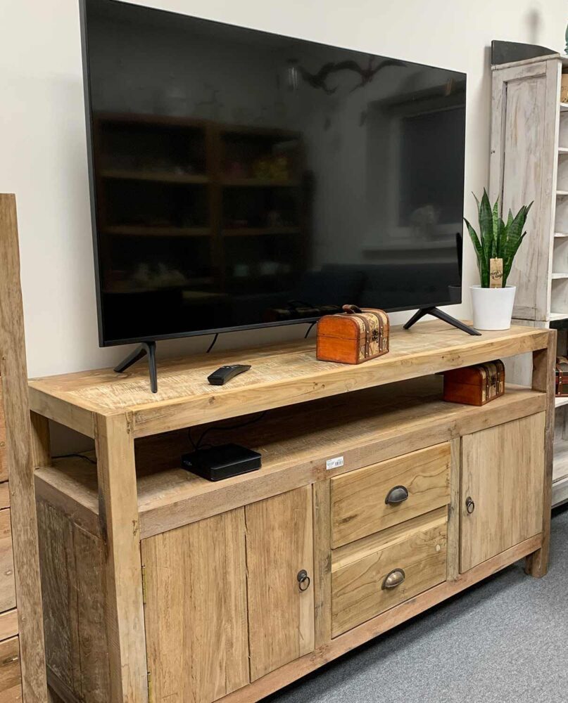 Large TV Stand - Recycled Wood