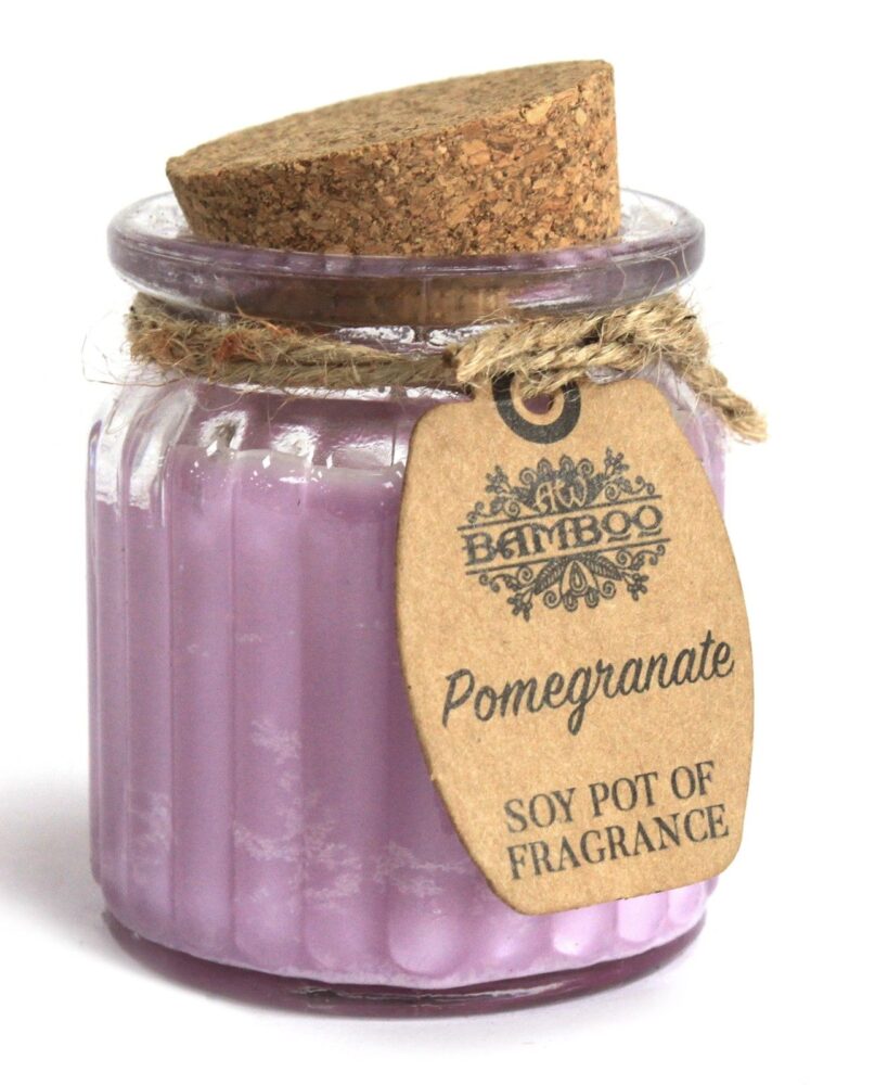 Pomegranate Soy Pot of Fragrance Candles