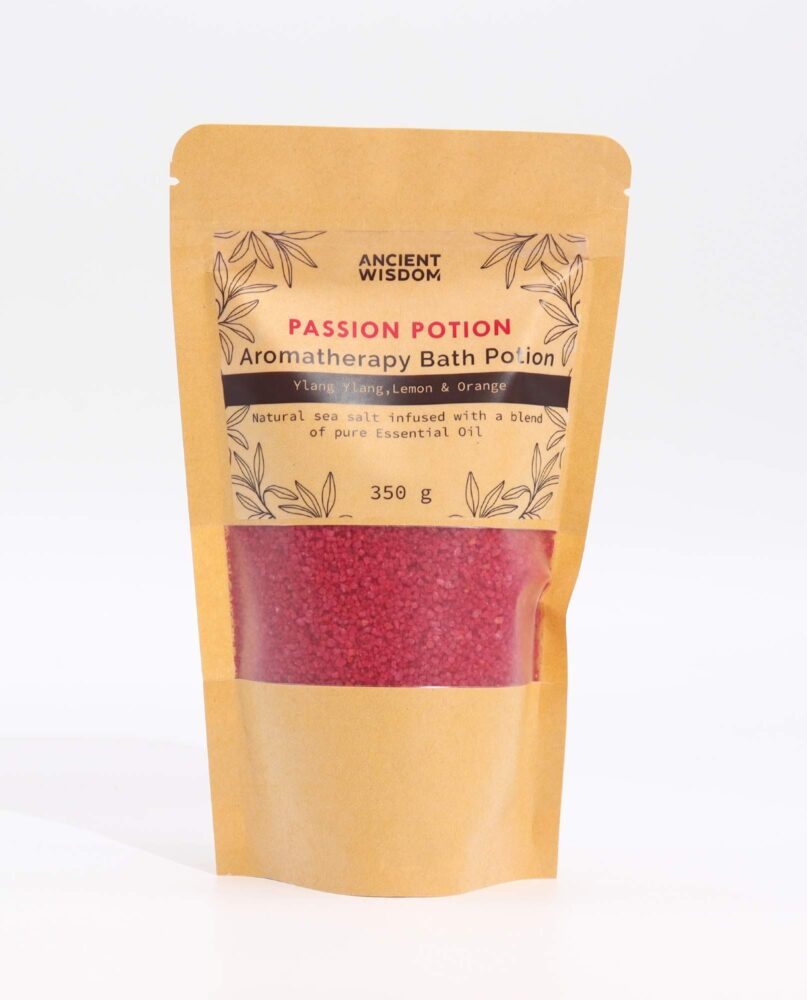 Aromatherapy Bath Potion in Kraft Bag 350g - Passion