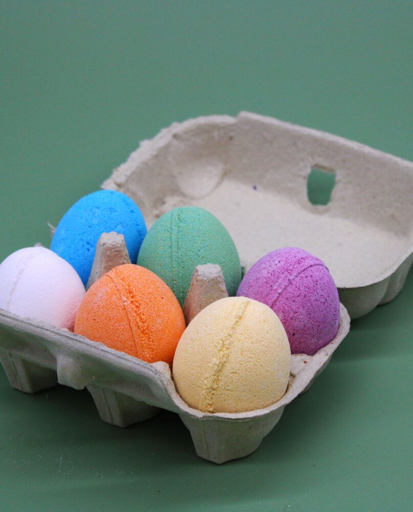 6 Bath Eggs in a Tray - Mixed Tray