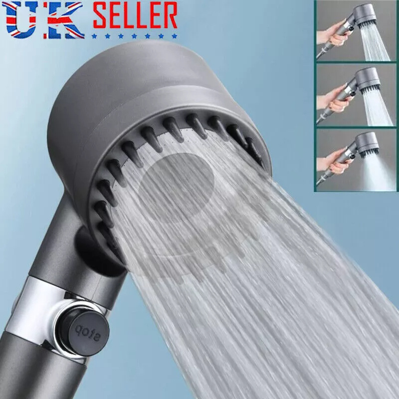 3 Modes Shower Head With Filter High Pressure Water Saving Massage Body Scalp - Image 6