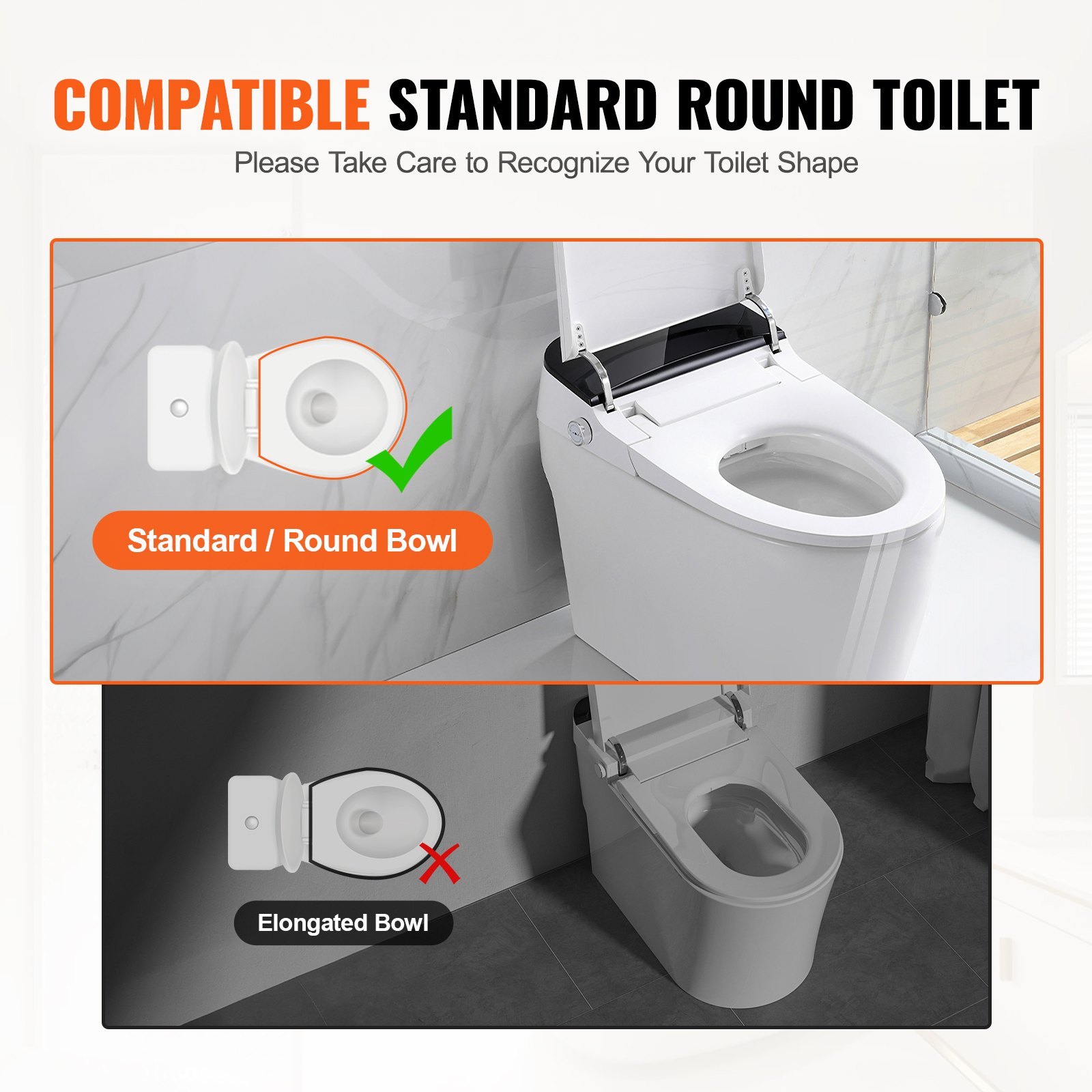 Raised Toilet Seat, Height Increased By 3.5 Inches, Supports Up To 300 Lbs, Suitable For Standard Round Toilets, Aluminum Handles With EVA Pads, Suitable For Elderly, Disabled, Patients, Pregnant Wome - Image 7