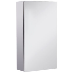 Stainless Steel Wall-mounted Bathroom Mirror Storage Cabinet 300mm W