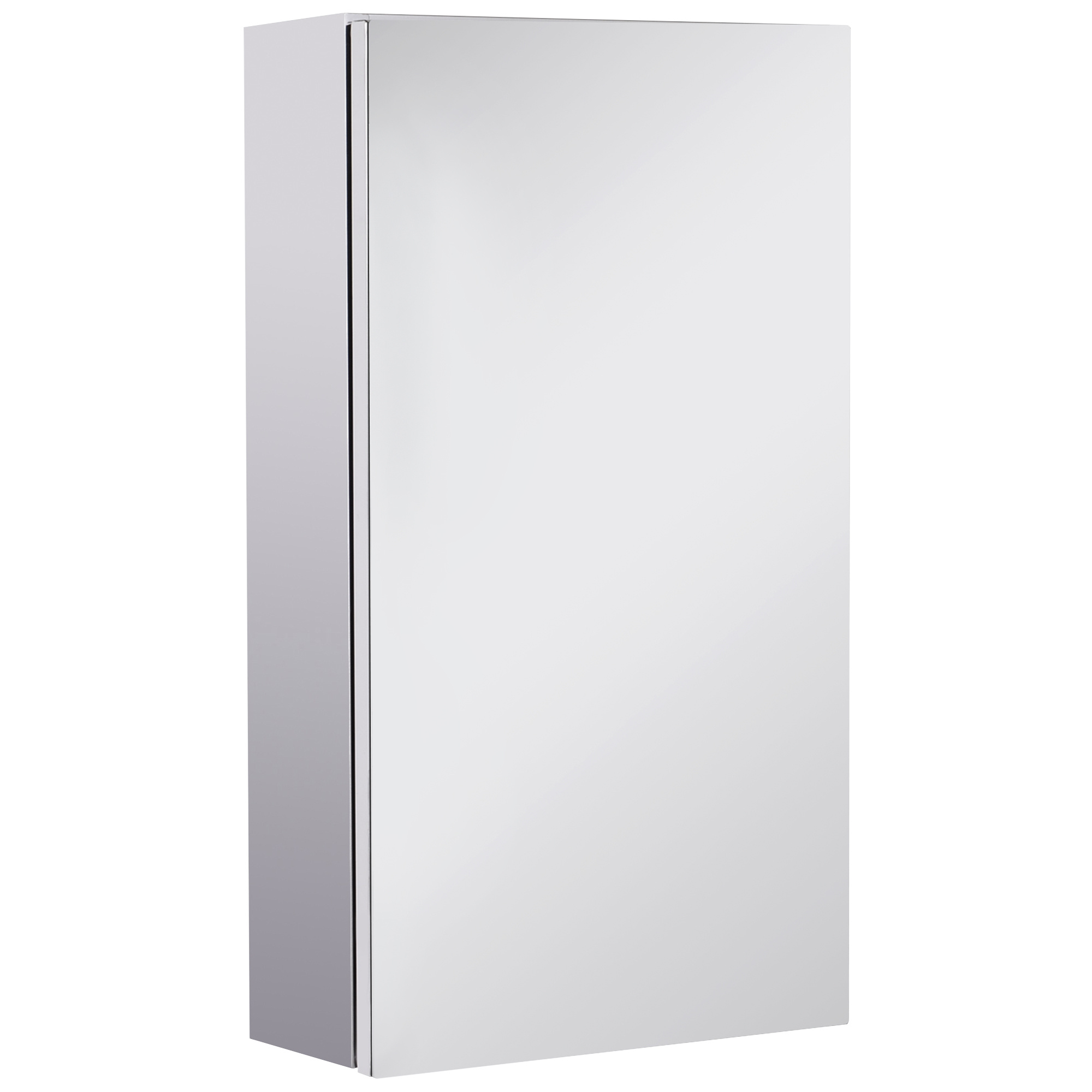 Stainless Steel Wall-mounted Bathroom Mirror Storage Cabinet 300mm W