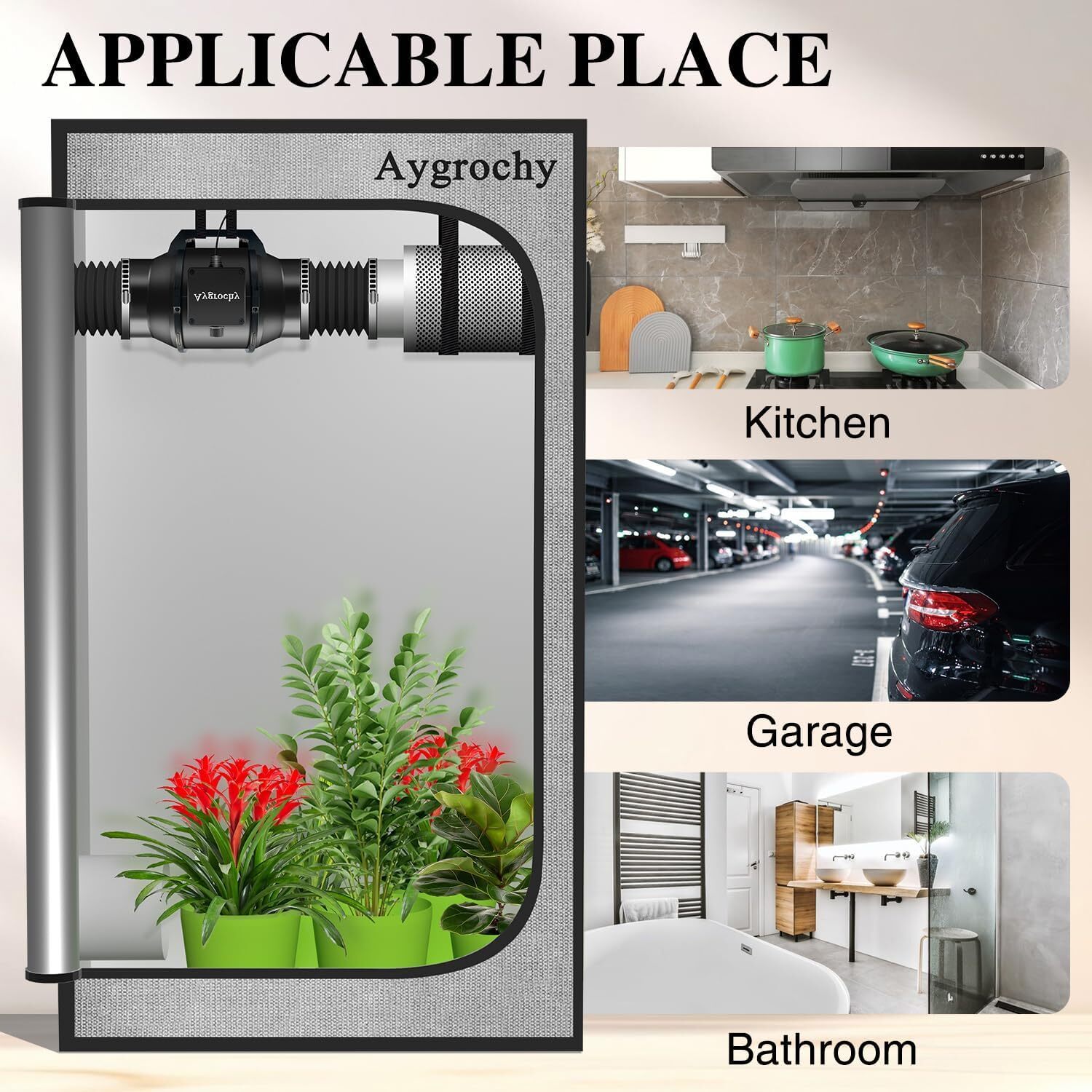 4 In100mm 220V Quiet Inline Extractor Fan Bathroom Hydroponics For Ventilation - Image 9