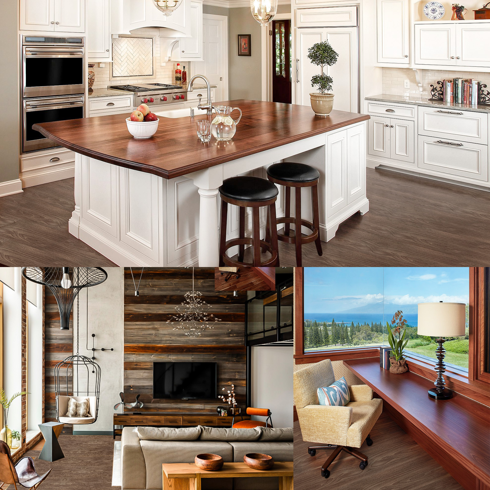 Floor Planks Tiles Self Adhesive Wood Effect Vinyl Flooring Kitchen Bathroom - Image 5