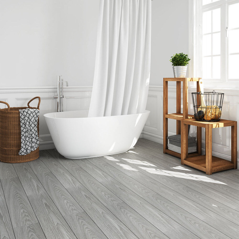Floor Planks Tiles Self Adhesive Wood Effect Vinyl Flooring Bathroom Decor - Image 8