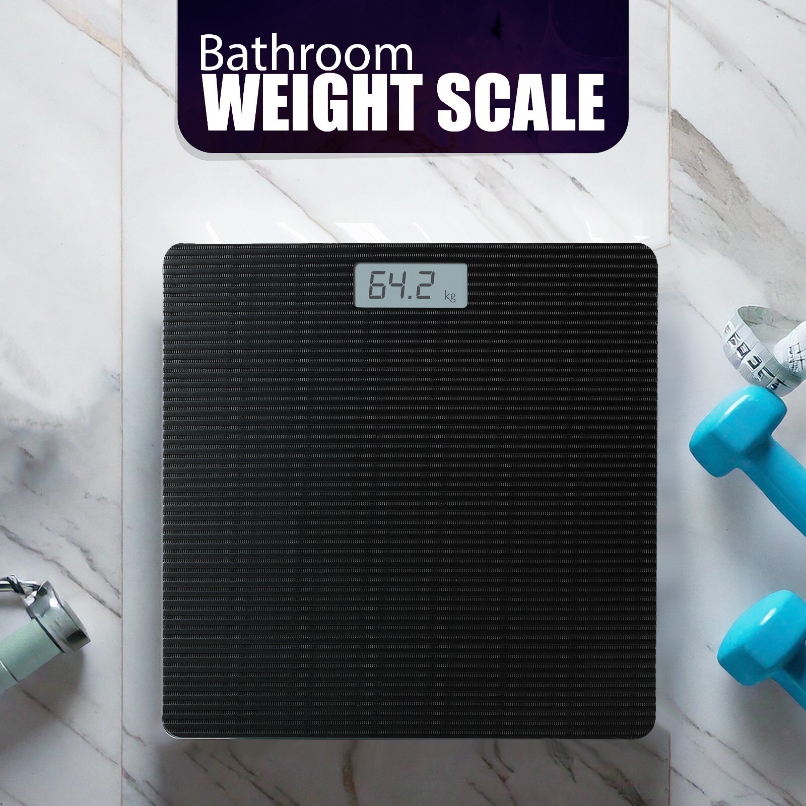 Digital Bathroom Scales 180KG Body Weight Weighing Scale Smart LED Electronic - Image 7