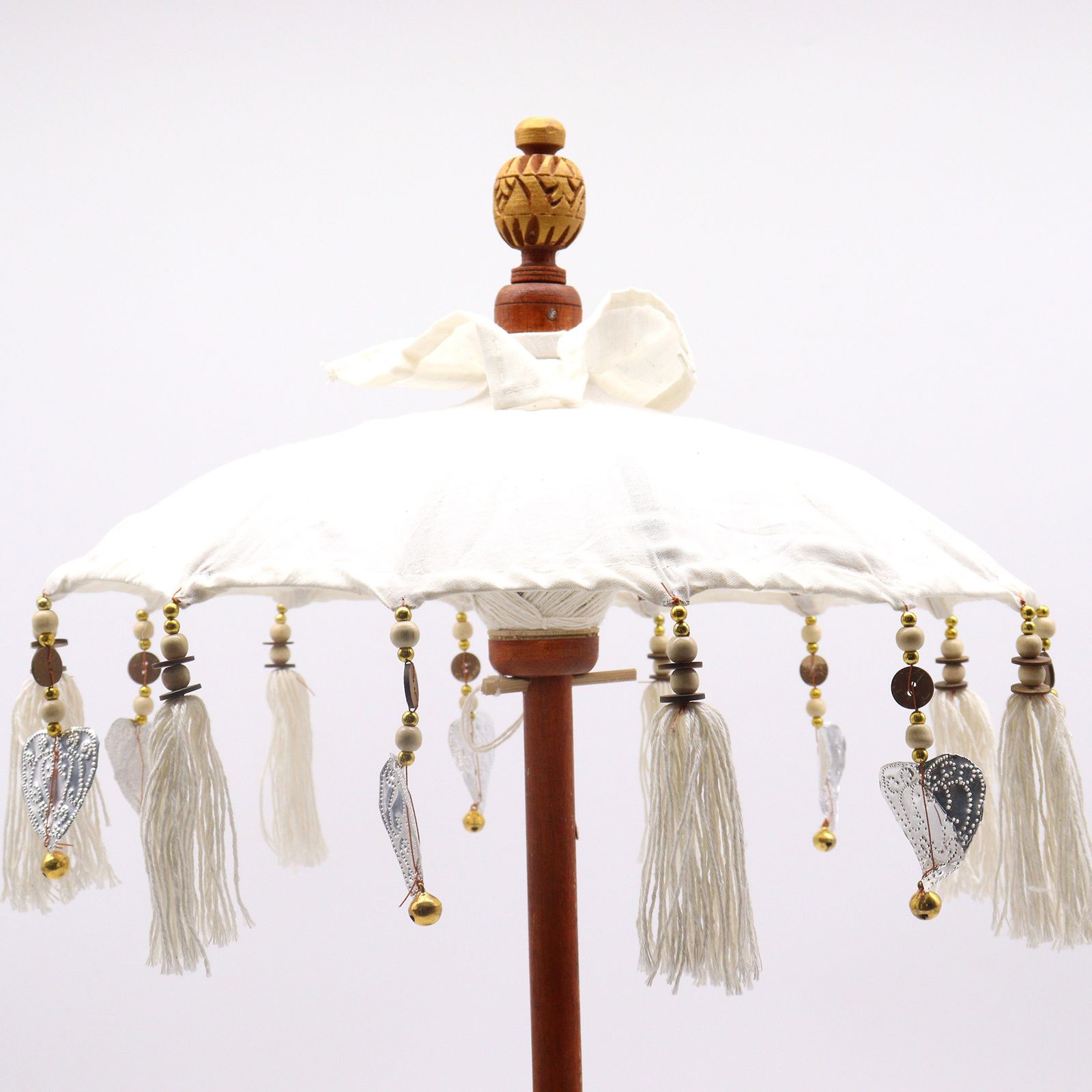 Bali Home Decor Parasol - Canvas - Natural- 40cm - Image 6
